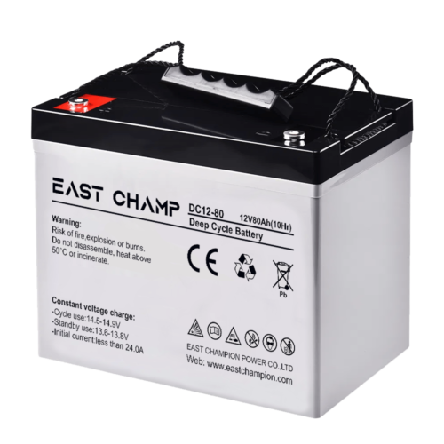 DC12-80 12V80AH Deep Cycle VRLA Battery
