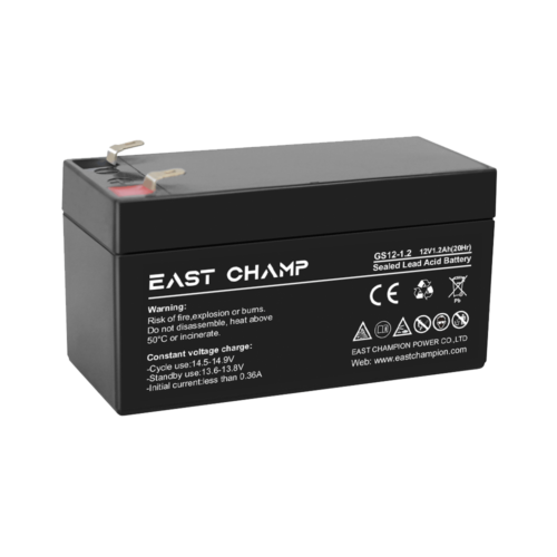 GS12-1.2 12V1.2AH VRLA Lead Acid Battery