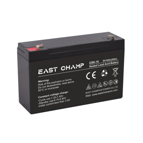 GS6-10 6V10AH VRLA Lead Acid Battery