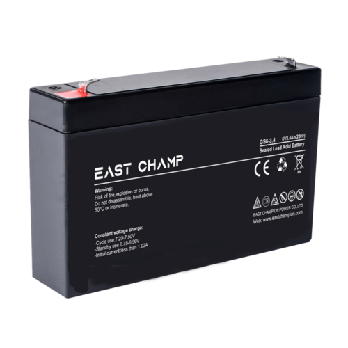GS6-3.4 6V3.4AH VRLA Lead Acid Battery