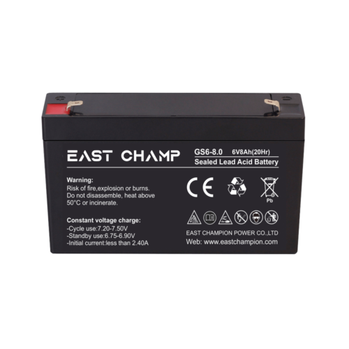 GS6-8 6V8AH VRLA Lead Acid Battery